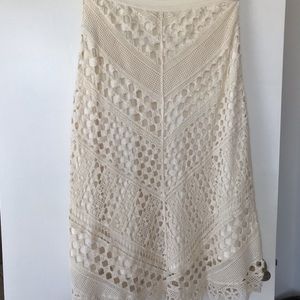 Bohemian lace skirt